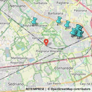 Mappa Via Giuseppe Mazzini, 20010 Pregnana Milanese MI, Italia (2.82429)