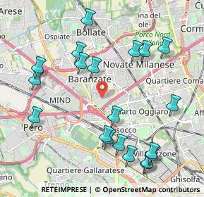 Mappa 20021 Milano MI, Italia (2.336)