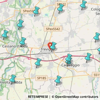 Mappa Via Cesare Bornaghi, 24047 Treviglio BG, Italia (6.07667)