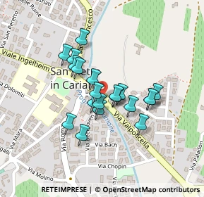 Mappa Via L. V. Beethoven, 37029 San Pietro In Cariano VR, Italia (0.161)