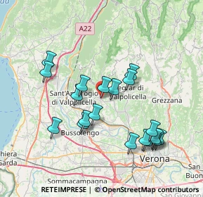 Mappa Via L. V. Beethoven, 37029 San Pietro In Cariano VR, Italia (7.19)