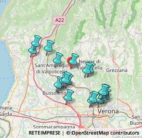 Mappa Via L. V. Beethoven, 37029 San Pietro In Cariano VR, Italia (6.848)