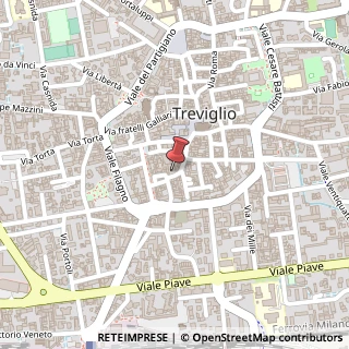 Mappa Via Andrea Verga, 14, 24047 Treviglio, Bergamo (Lombardia)