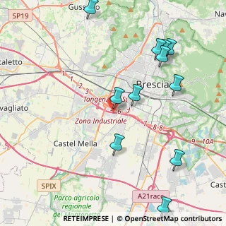 Mappa Via A. Cozzaglio, 25125 Brescia BS, Italia (4.81818)