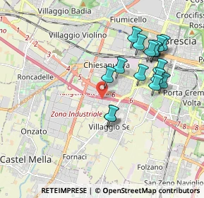 Mappa Via A. Cozzaglio, 25125 Brescia BS, Italia (1.84375)
