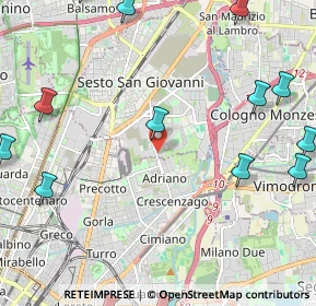 Mappa Via Lombardia, 20099 Sesto San Giovanni MI, Italia (3.278)