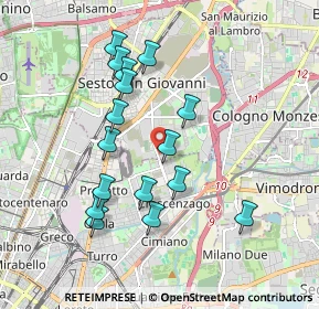 Mappa Via Lombardia, 20099 Sesto San Giovanni MI, Italia (1.76)