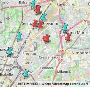 Mappa Via Lombardia, 20099 Sesto San Giovanni MI, Italia (2.275)