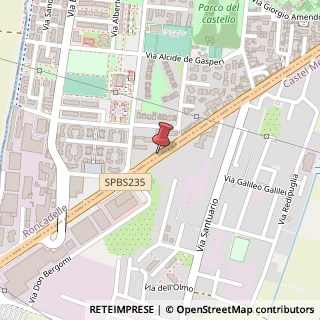 Mappa Via Roncadelle, 48, 25030 Castel Mella, Brescia (Lombardia)