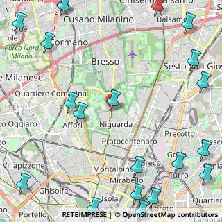 Mappa Via Claudio Achillini, 20162 Milano MI, Italia (3.5315)