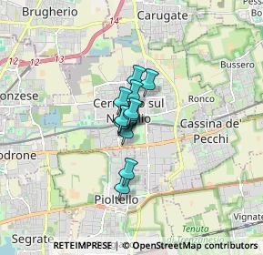 Mappa Via Diaz, 20063 Cernusco sul Naviglio MI, Italia (0.765)