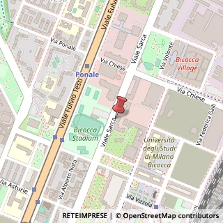 Mappa Viale Sarca, 222, 20126 Milano, Milano (Lombardia)