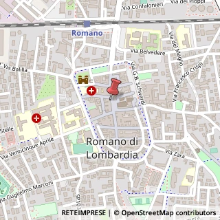 Mappa Via Giovan Rubini Battista, 25, 24058 Romano di Lombardia, Bergamo (Lombardia)