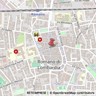 Mappa Via Antonio Tadini, 1, 24058 Romano di Lombardia, Bergamo (Lombardia)