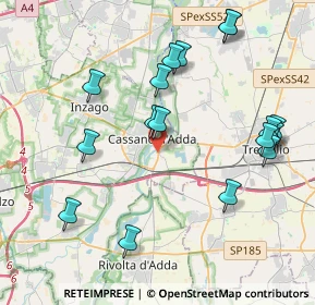 Mappa SP 4c, 20062 Cassano d'Adda MI, Italia (4.37412)