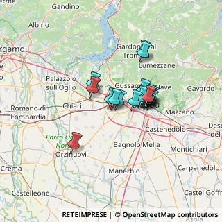 Mappa Via Goffredo Mameli, 25039 Travagliato BS, Italia (9.45368)