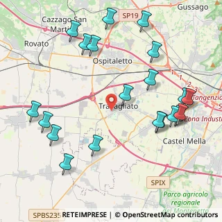 Mappa Via Giuseppe Bignotti, 25039 Travagliato BS, Italia (4.9245)