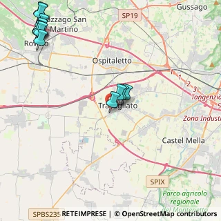 Mappa Via Giuseppe Bignotti, 25039 Travagliato BS, Italia (5.95643)