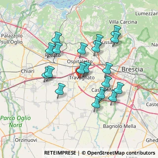 Mappa Via Giuseppe Bignotti, 25039 Travagliato BS, Italia (6.78947)