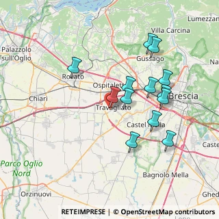 Mappa Via Giuseppe Bignotti, 25039 Travagliato BS, Italia (6.94769)