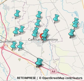 Mappa Via Roma C., 36040 Camisano Vicentino VI, Italia (3.9515)