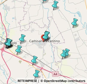 Mappa Via Roma C., 36040 Camisano Vicentino VI, Italia (5.1335)