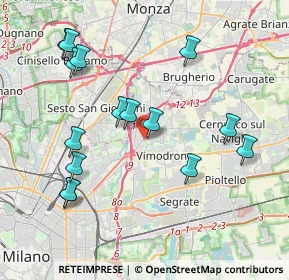 Mappa Via Asti, 20093 Cologno Monzese MI, Italia (4.18133)