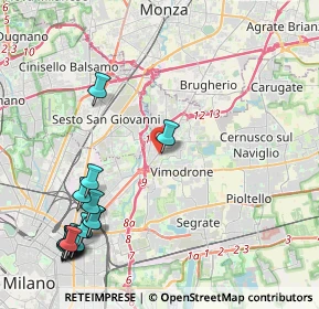 Mappa Via Asti, 20093 Cologno Monzese MI, Italia (5.61688)