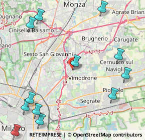 Mappa Via Asti, 20093 Cologno Monzese MI, Italia (5.99417)