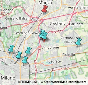 Mappa Via Asti, 20093 Cologno Monzese MI, Italia (3.18909)