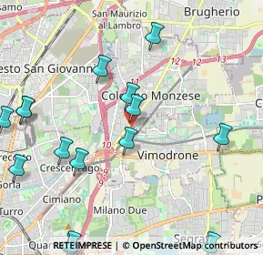 Mappa Via Asti, 20093 Cologno Monzese MI, Italia (2.678)