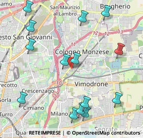 Mappa Via Asti, 20093 Cologno Monzese MI, Italia (2.53286)