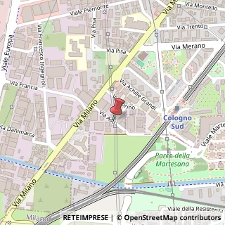 Mappa Via asti 5, 20093 Cologno Monzese, Milano (Lombardia)