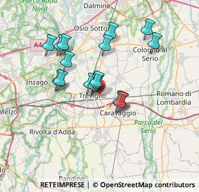 Mappa Viale Carlo Porta, 24047 Treviglio BG, Italia (5.92353)