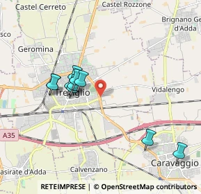 Mappa Viale Carlo Porta, 24047 Treviglio BG, Italia (1.94455)