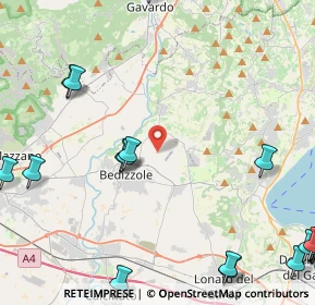 Mappa Via Borghetto, 25081 Bedizzole BS, Italia (6.9875)