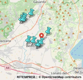 Mappa Via Borghetto, 25081 Bedizzole BS, Italia (3.23182)