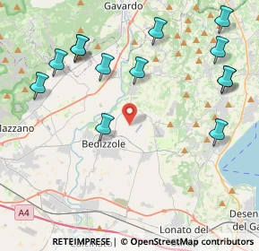 Mappa Via Borghetto, 25081 Bedizzole BS, Italia (4.93692)