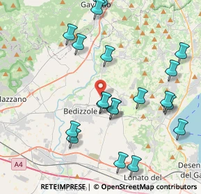 Mappa Via Borghetto, 25081 Bedizzole BS, Italia (4.5065)