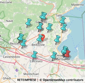 Mappa Via Borghetto, 25081 Bedizzole BS, Italia (7.2625)