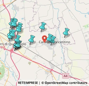 Mappa Via Ferdinando Magellano, 36043 Camisano Vicentino VI, Italia (4.6965)