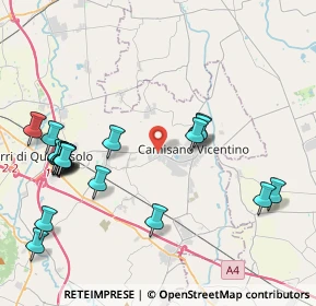 Mappa Via Ferdinando Magellano, 36043 Camisano Vicentino VI, Italia (4.792)
