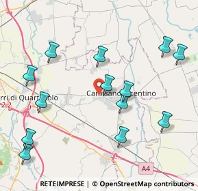 Mappa Via Ferdinando Magellano, 36043 Camisano Vicentino VI, Italia (4.58846)
