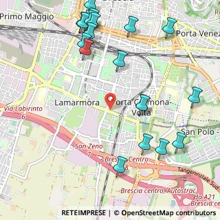 Mappa Via S. Zeno, 25121 Brescia BS, Italia (1.351)