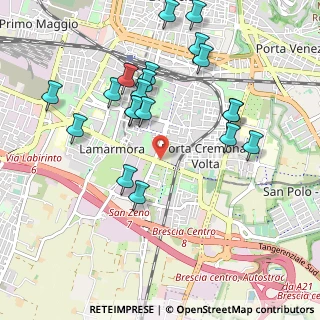 Mappa Via S. Zeno, 25121 Brescia BS, Italia (1.0285)