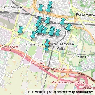 Mappa Via S. Zeno, 25121 Brescia BS, Italia (0.854)
