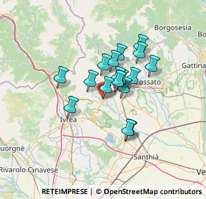 Mappa Via Roma, 13888 Mongrando BI, Italia (9.43)