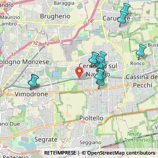 Mappa Via Roggia Sansona, 20063 Cernusco sul Naviglio MI, Italia (1.97083)