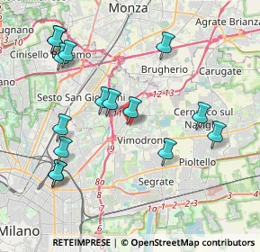 Mappa Via Giovanni XXIII Papa, 20093 Cologno Monzese MI, Italia (4.28933)