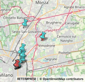 Mappa Via Giovanni XXIII Papa, 20093 Cologno Monzese MI, Italia (5.83188)